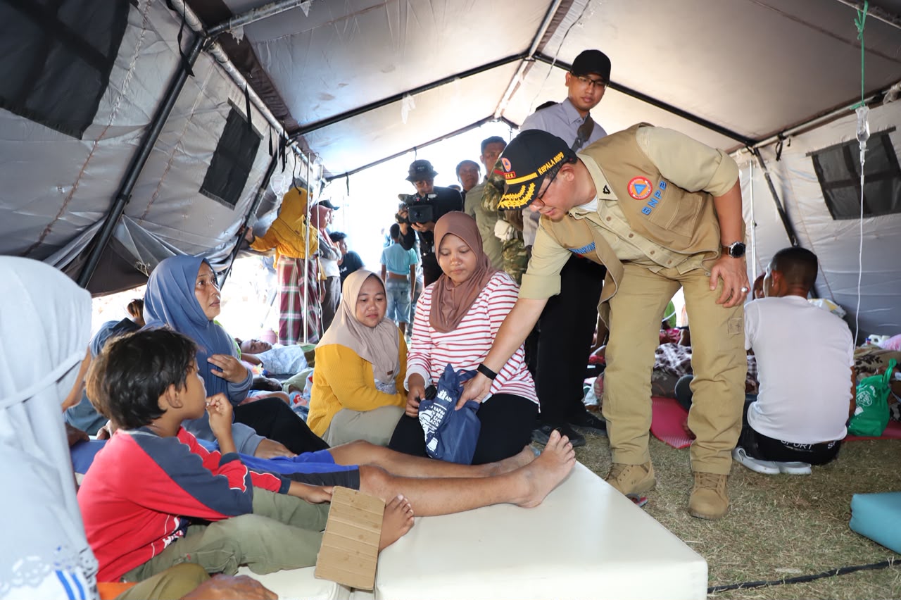 Pasca Gempa M 7,7 Flores, Kepala BNPB Pastikan Kebutuhan Pengungsi di Manggarai Terpenuhi