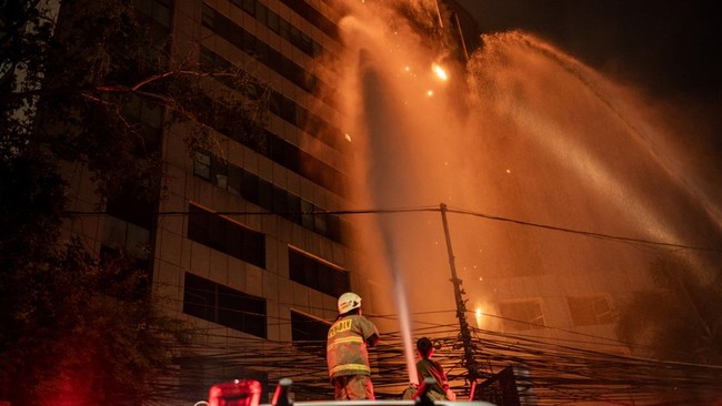 Gedung Bapenda DKI Kembali Terbakar, Ruang Arsip Lantai 11 Dilalap Api