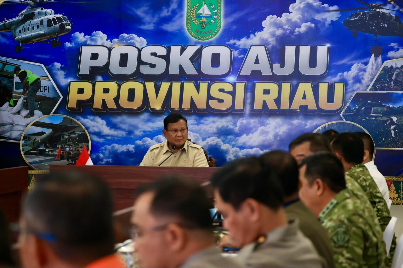 15.000 Hektare Terbakar, Prabowo Pastikan Karhutla Riau Segera Tuntas