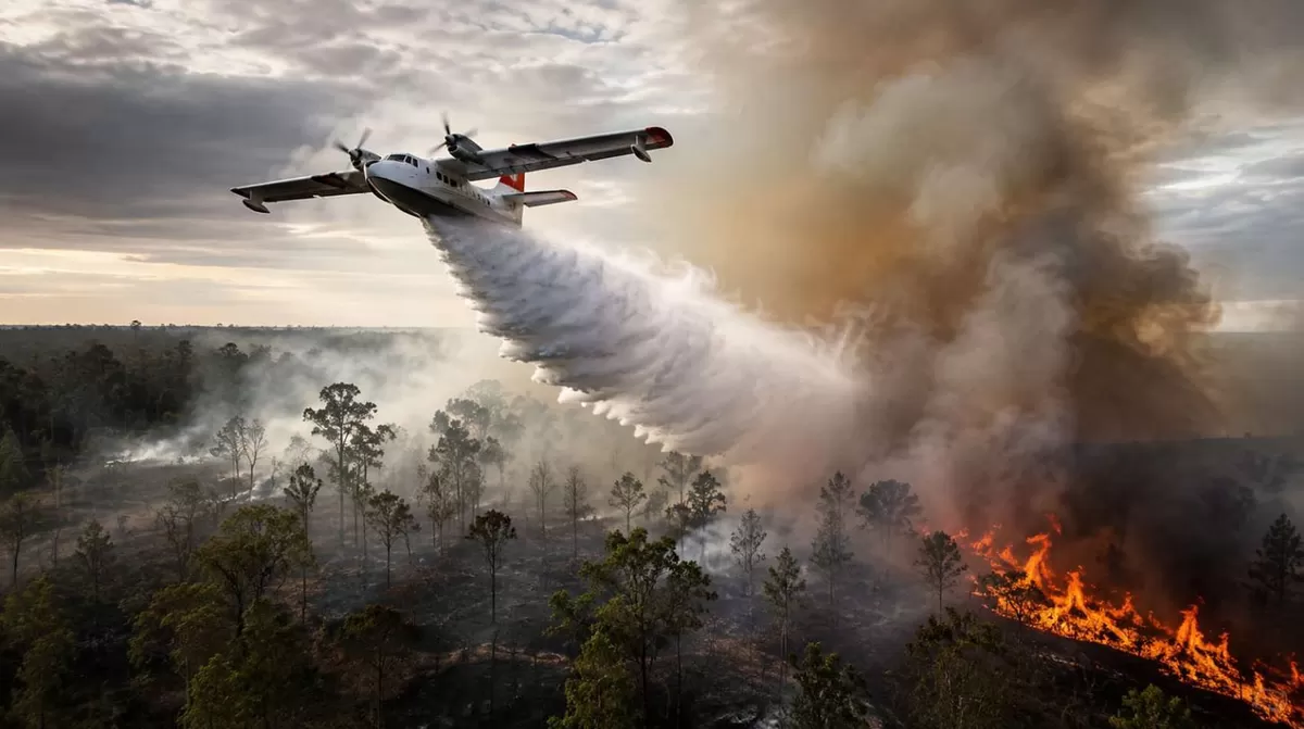 35 Pesawat Asing Dikerahkan, Rusia hingga AS Bantu Padamkan Karhutla Kalimantan