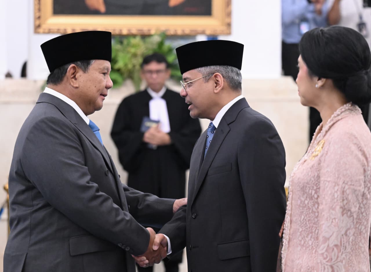 Presiden Prabowo Lantik Suahasil Nazara Jadi Menteri Keuangan