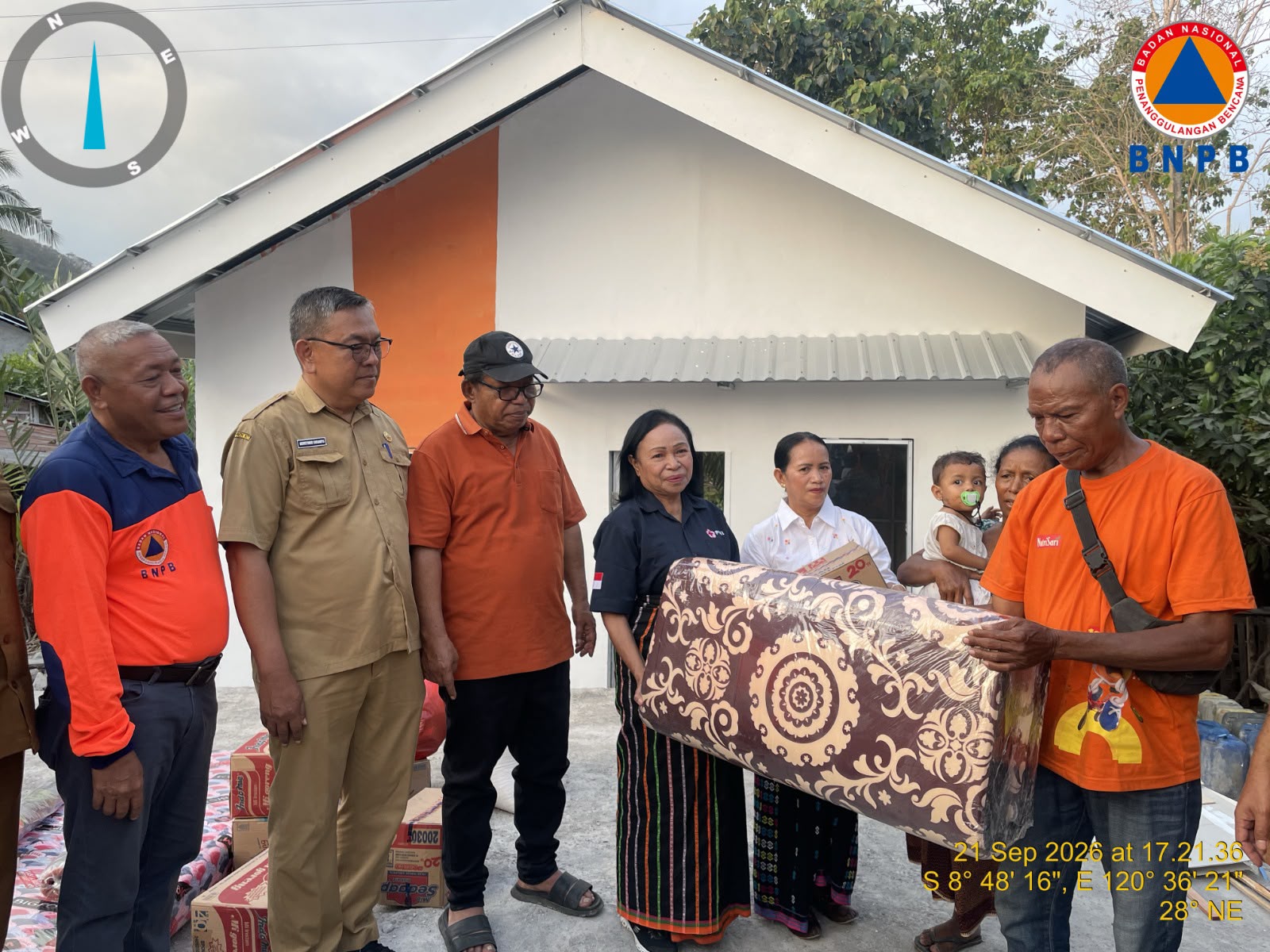 BNPB Pastikan Huntara di Manggarai Timur Aman Tahan Gempa