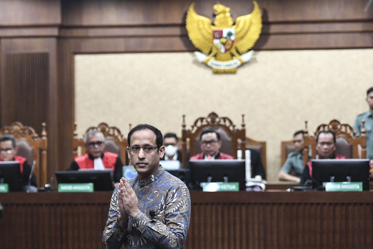 Pengadilan Tinggi Pangkas Vonis Nadiem Makarim Jadi 9 Tahun
