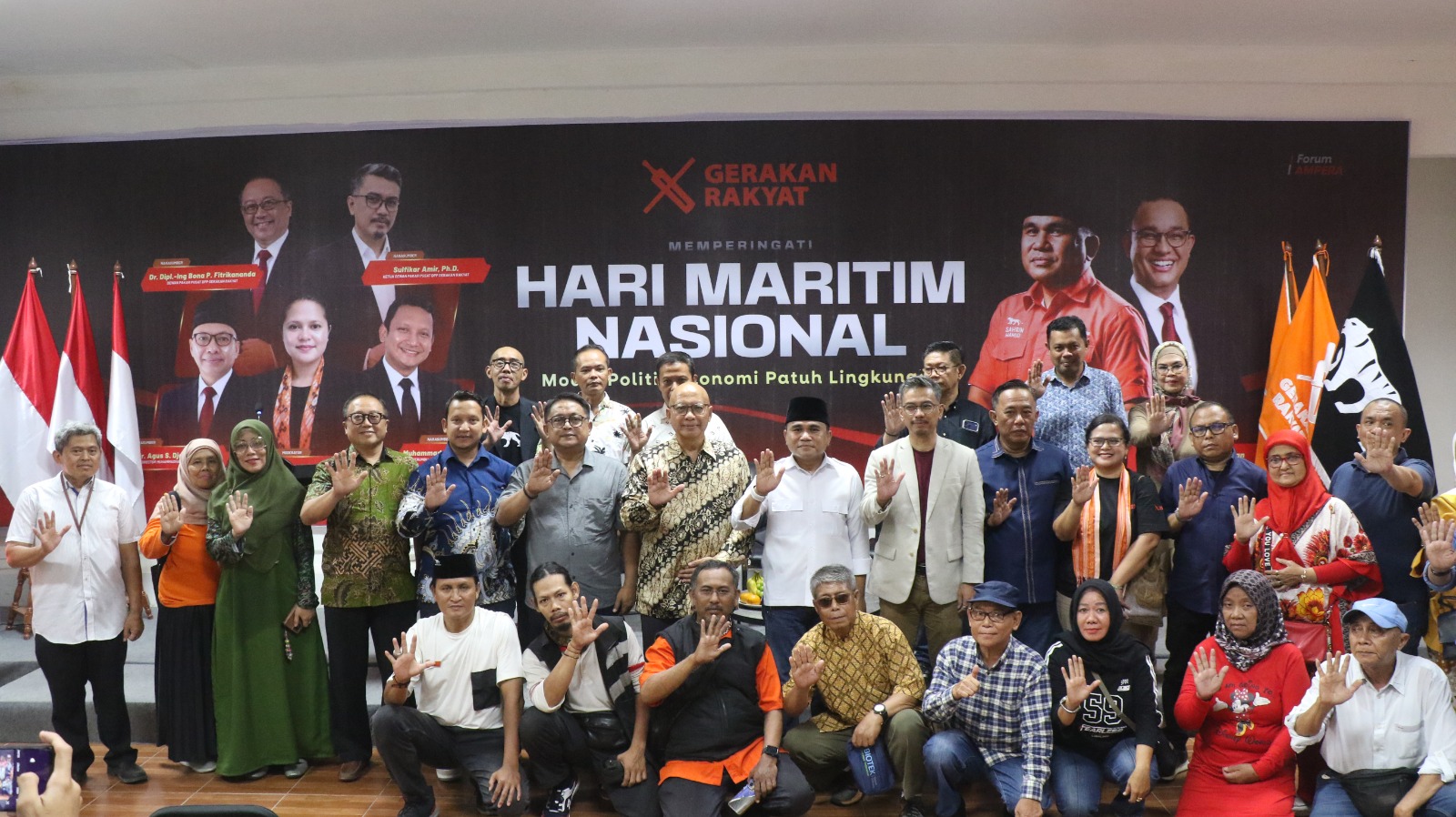Peringati Hari Maritim Nasional, Forum Ampera Gerakan Rakyat Bahas Politik Ekonomi Patuh Lingkungan