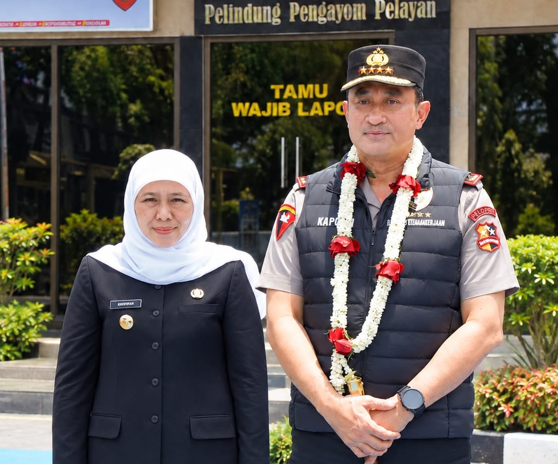 Gubernur Khofifah Dampingi Kapolri Resmikan Desk Ketenagakerjaan Polri, Penguat Perlindungan Pekerja Jatim