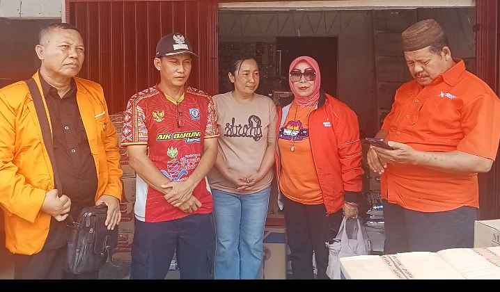 Gerakan Rakyat Bangka Belitung Salurkan Bantuan untuk 46 KK Korban Kebakaran